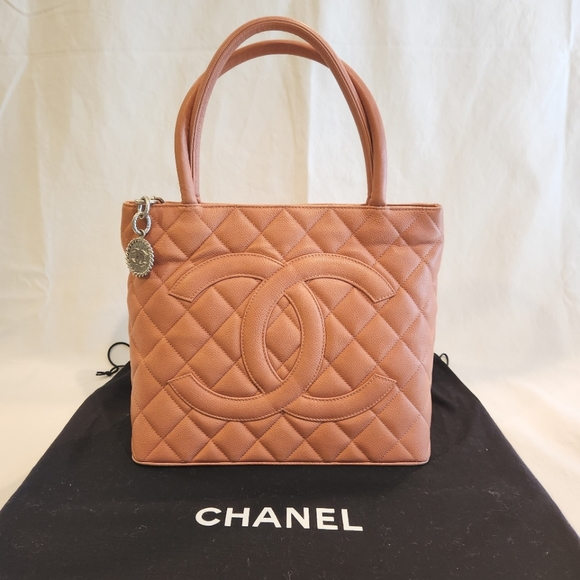 Chanel Caviar Quilted Medallion Zip Tote - Picture 1 of 7